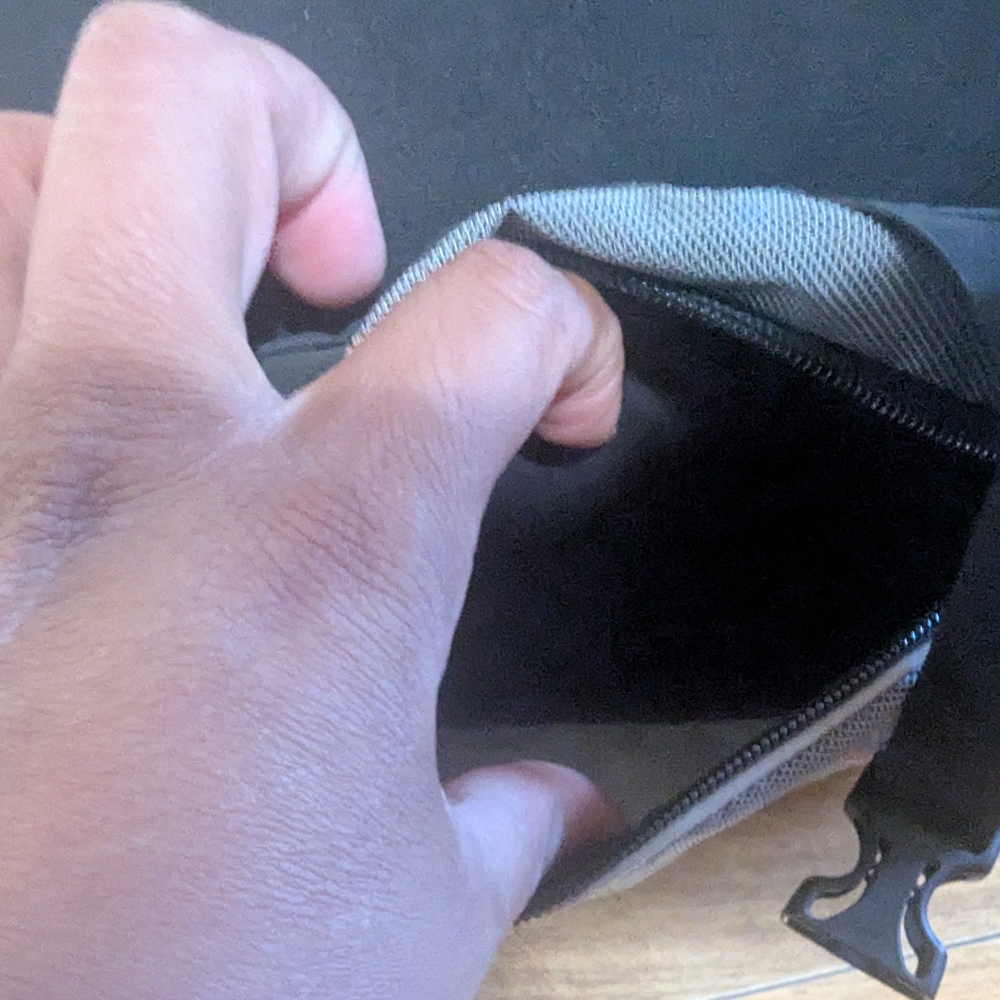 Black and Gray Men's Bag - Picture 12 of 15